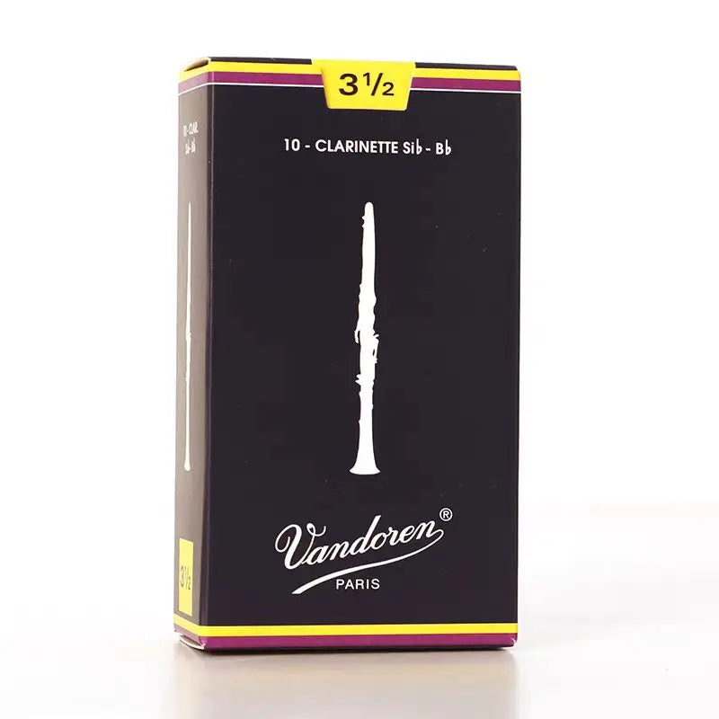 Original Vandoren Bb Clarinet Traditional Reed;Box of 10,Strength 2.0 2.5 3.0 3.5