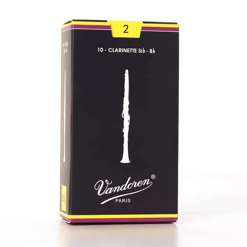 Original Vandoren Bb Clarinet Traditional Reed;Box of 10,Strength 2.0 2.5 3.0 3.5